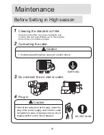 Preview for 26 page of Haier HSU-18HSA03 Operation Manual