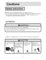 Preview for 4 page of Haier HSU-22CVY03 - annexe 1 Operation Manual