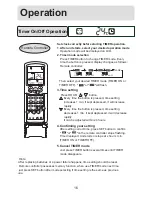 Preview for 16 page of Haier HSU-22CVY03 - annexe 1 Operation Manual