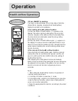 Preview for 18 page of Haier HSU-22CVY03 - annexe 1 Operation Manual