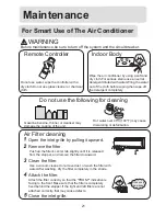 Preview for 21 page of Haier HSU-22CVY03 - annexe 1 Operation Manual