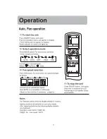 Preview for 6 page of Haier HSU09XC7 HSU09XC7-G Operation Manual