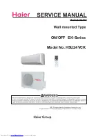 Haier HSU18VCK Service Manual preview