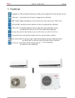 Предварительный просмотр 3 страницы Haier HSU18XH7-G - Ductless Split Indoor Wall Mount Unit Heat... Service Manual