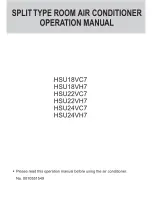 Preview for 1 page of Haier HSU24VC7 Manual