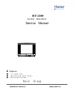 Preview for 1 page of Haier HT-2180 Service Manual