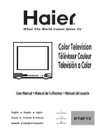 Haier HTAF15 User Manual preview