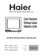 Preview for 1 page of Haier HTAF15 User Manual