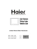 Предварительный просмотр 1 страницы Haier HTAF21C User Manual