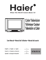 Preview for 1 page of Haier HTAF21S User Manual