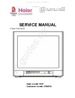 Preview for 1 page of Haier HTAR14 Service Manual