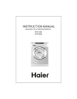 Haier HTD1068 Instruction Manual preview