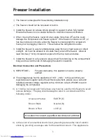 Preview for 7 page of Haier HTF-319H User Manual