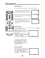 Preview for 36 page of Haier HTF20 - 20" CRT TV Owner'S Manual