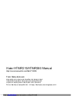 Haier HTMR315 Instruction Manual preview