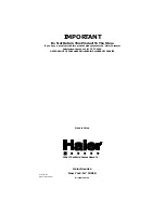 Preview for 44 page of Haier HTN13G11F User Manual