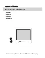 Предварительный просмотр 1 страницы Haier HTR20 - 20" CRT TV Owner'S Manual