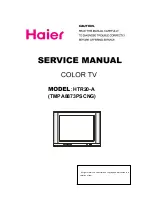 Preview for 1 page of Haier HTR20-A Service Manual