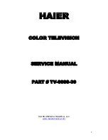 Haier HTX25S31, HTX29S31S, HTX34S31 Service Manual preview