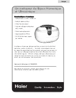 Preview for 9 page of Haier HU335W Instructions Manual