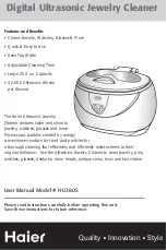 Preview for 1 page of Haier HU380S User Manual