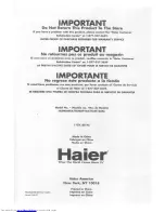 Preview for 26 page of Haier HUM046EB User Manual