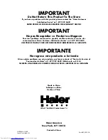 Предварительный просмотр 40 страницы Haier HVD024E User Manual