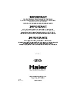 Preview for 14 page of Haier HVD042M - 06-01 User Manual