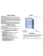 Предварительный просмотр 3 страницы Haier HVF030BLL Instruction Manual