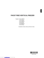 Preview for 1 page of Haier HVF220SS2 Installation Instructions And User Manual