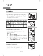 Preview for 6 page of Haier HVS1000 Operation Manual