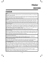 Preview for 9 page of Haier HVS1000 Operation Manual