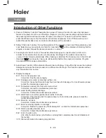 Preview for 10 page of Haier HVS1000 Operation Manual