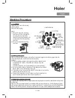 Preview for 13 page of Haier HVS1000 Operation Manual