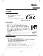 Preview for 27 page of Haier HVS1000 Operation Manual