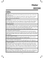 Preview for 29 page of Haier HVS1000 Operation Manual