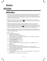 Preview for 30 page of Haier HVS1000 Operation Manual