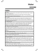 Preview for 49 page of Haier HVS1000 Operation Manual