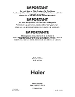 Preview for 36 page of Haier HVTB40DPABS User Manual