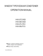 Haier HW-07LF03 Operation Manual preview