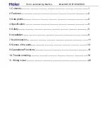 Preview for 2 page of Haier HW-D1470TVE ME Service Manual