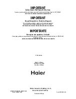 Preview for 44 page of Haier HW24WF10NG User Manual