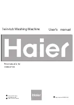 Preview for 1 page of Haier HW60-0713S User Manual