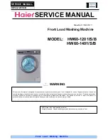 Preview for 1 page of Haier HW60-1201B Service Manual