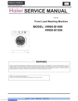 Haier HW80-B1286 Service Manual preview