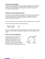 Preview for 6 page of Haier HWC-22BS User Instructions