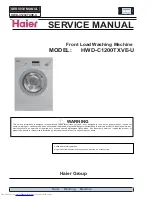 Haier HWD-C1200TXVE-U Service Manual preview