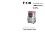 Haier HWD10-12HDDR Operating Instructions Manual preview