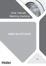 Preview for 1 page of Haier HWD100-FD756DD User Manual