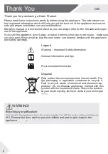 Preview for 2 page of Haier HWD100-FD756DD User Manual